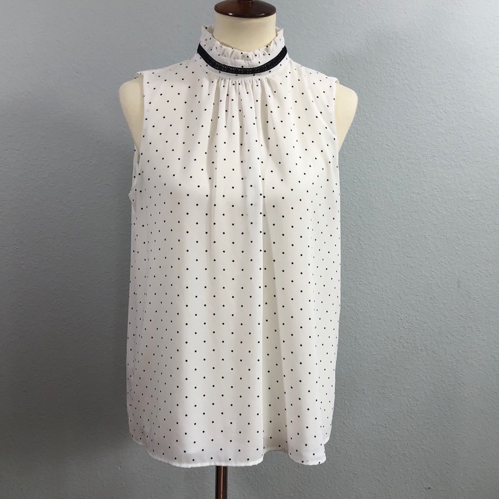Karl Lagerfeld Polka Dot Blouse